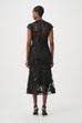 Joseph Ribkoff Black trumpet dress 264143