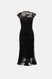 Joseph Ribkoff Black trumpet dress 264143