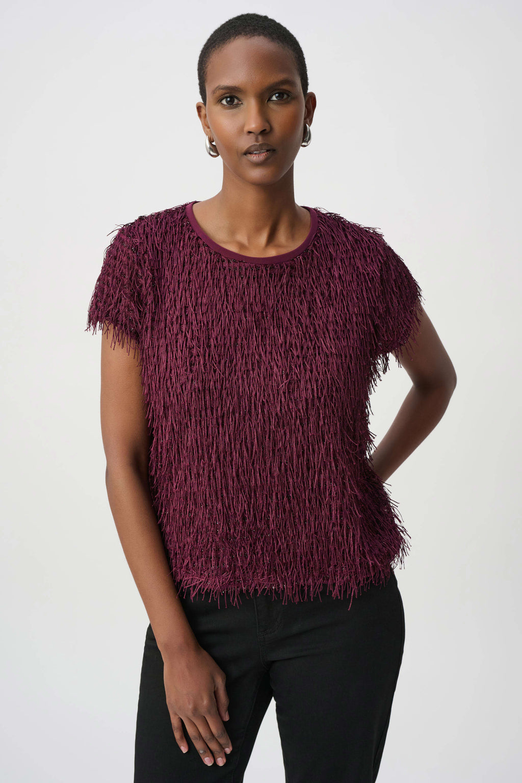 Joseph Ribkoff Elderberry top 264208