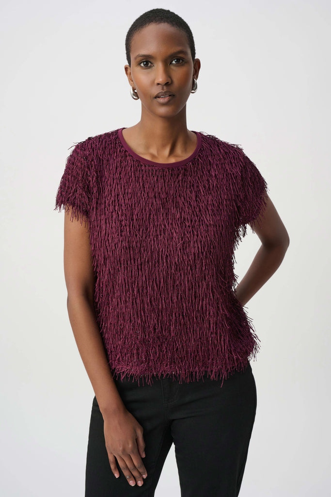 Joseph Ribkoff Elderberry top 264208