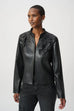 Joseph Ribkoff Black Foiled suede jacket 264906