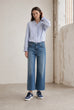 Jane Lushka Rina Striped Blouse Blue/White