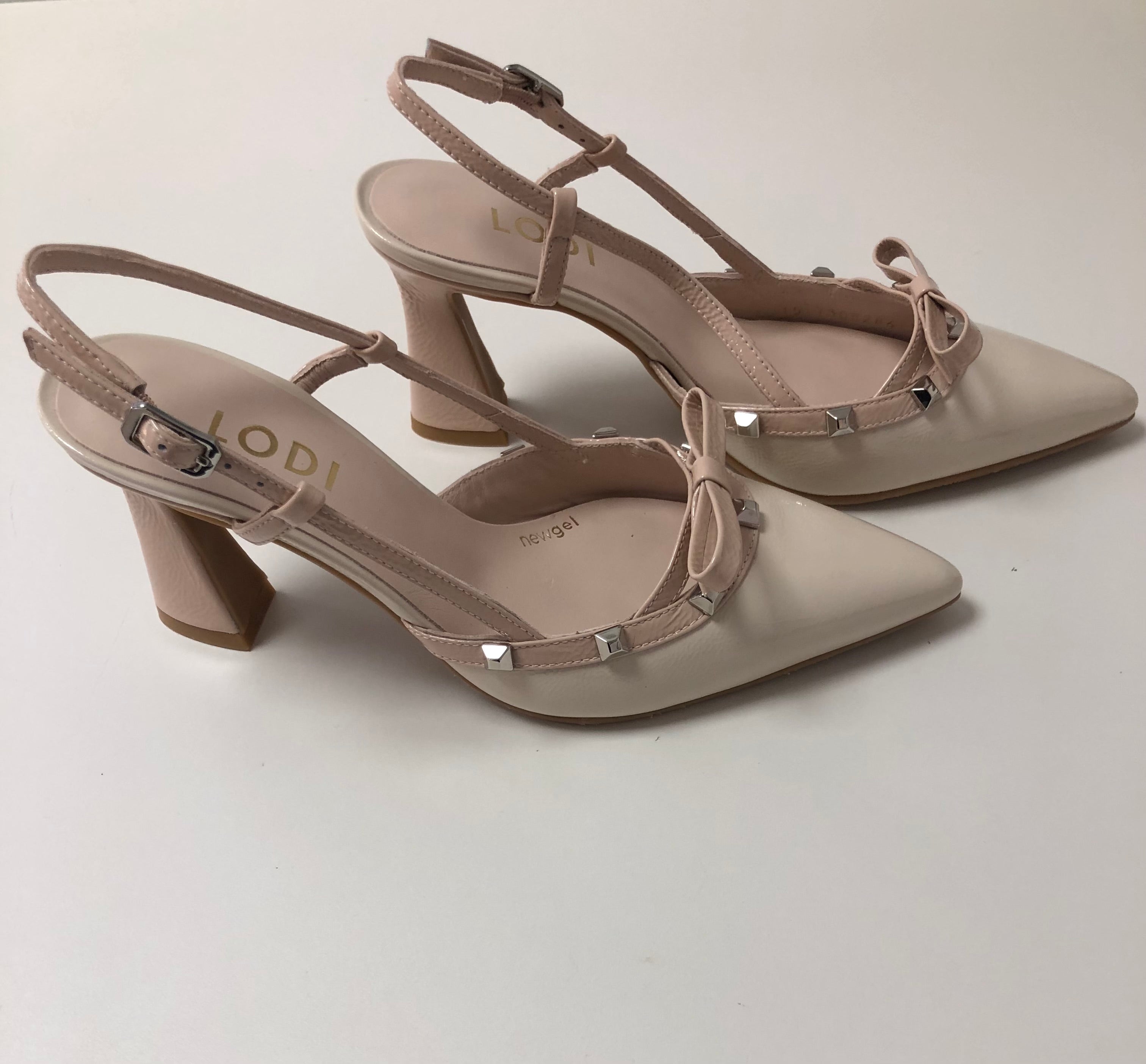 Lodi 25007 Cream & Blush Slingback