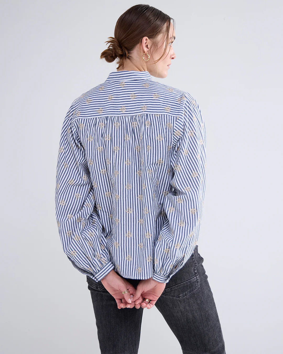 Summum Blouse Embrostripe 12011