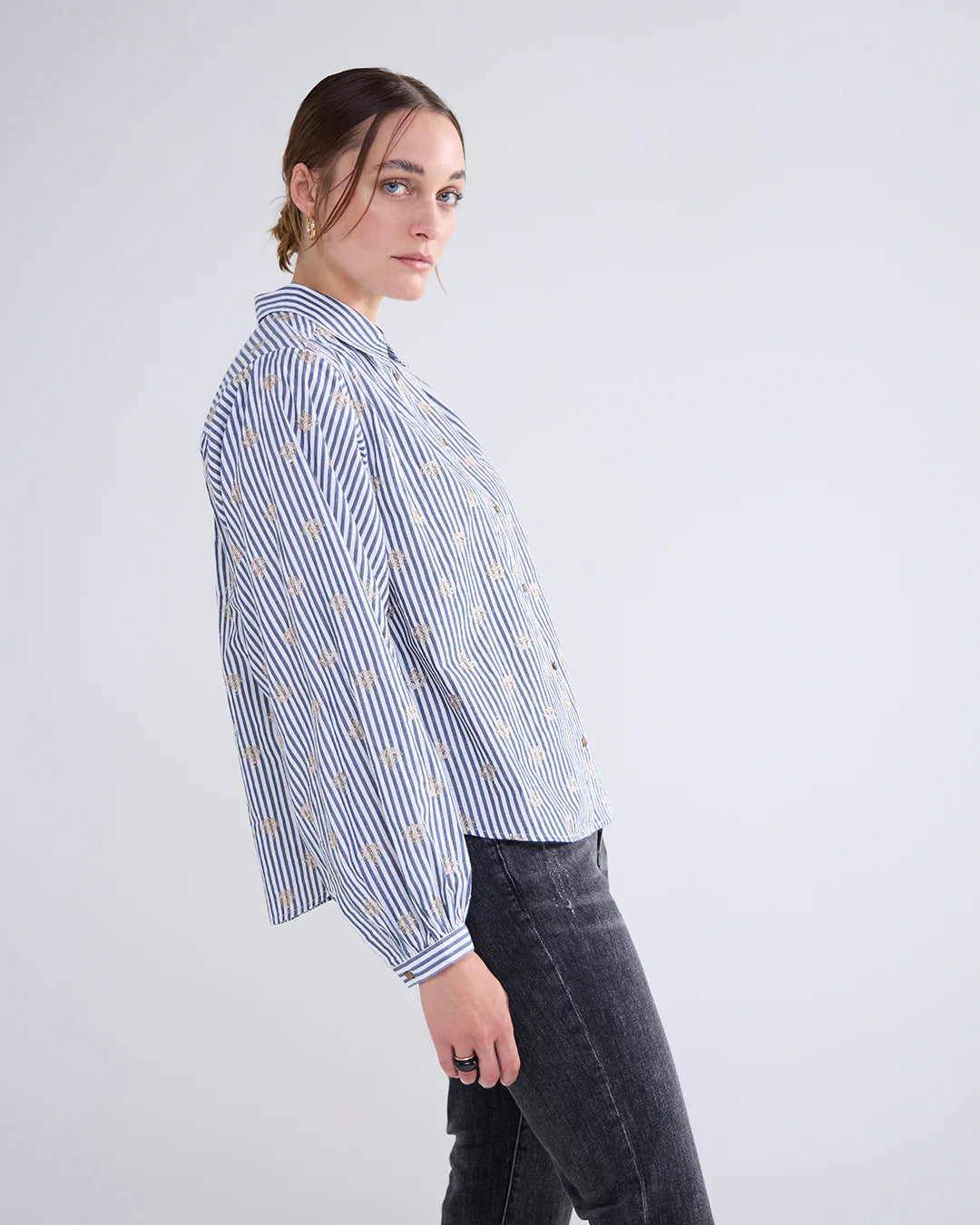 Summum Blouse Embrostripe 12011