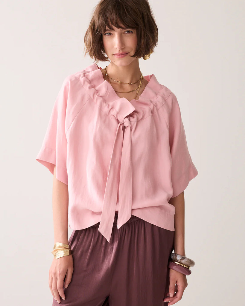 Summum Top Modal Linen blend ROSE