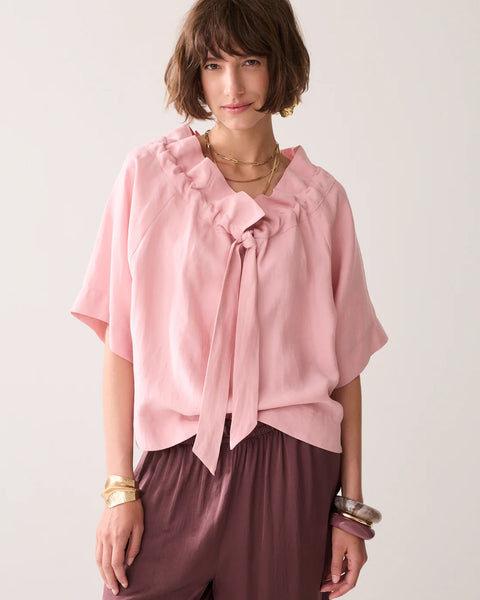 Summum Top Modal Linen blend ROSE