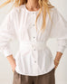 Summum White Poplin Blouse