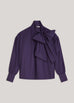 Summum Purple Bow blouse
