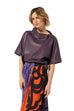 Caroline Biss Plum Blouse