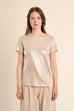 Molly knitted tee beige TS