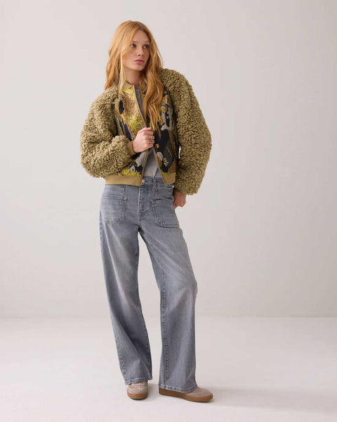 Summum Bomber Jacket Green Lentil