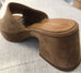 Lodi Taupe suede Mule 24081