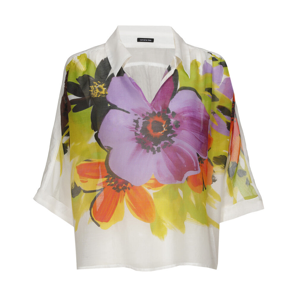 Caroline Biss floral blouse