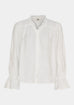Isay Elly Flounce Blouse - Broken White