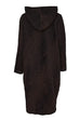 NAW26161 Jacquard Tie Front Coat