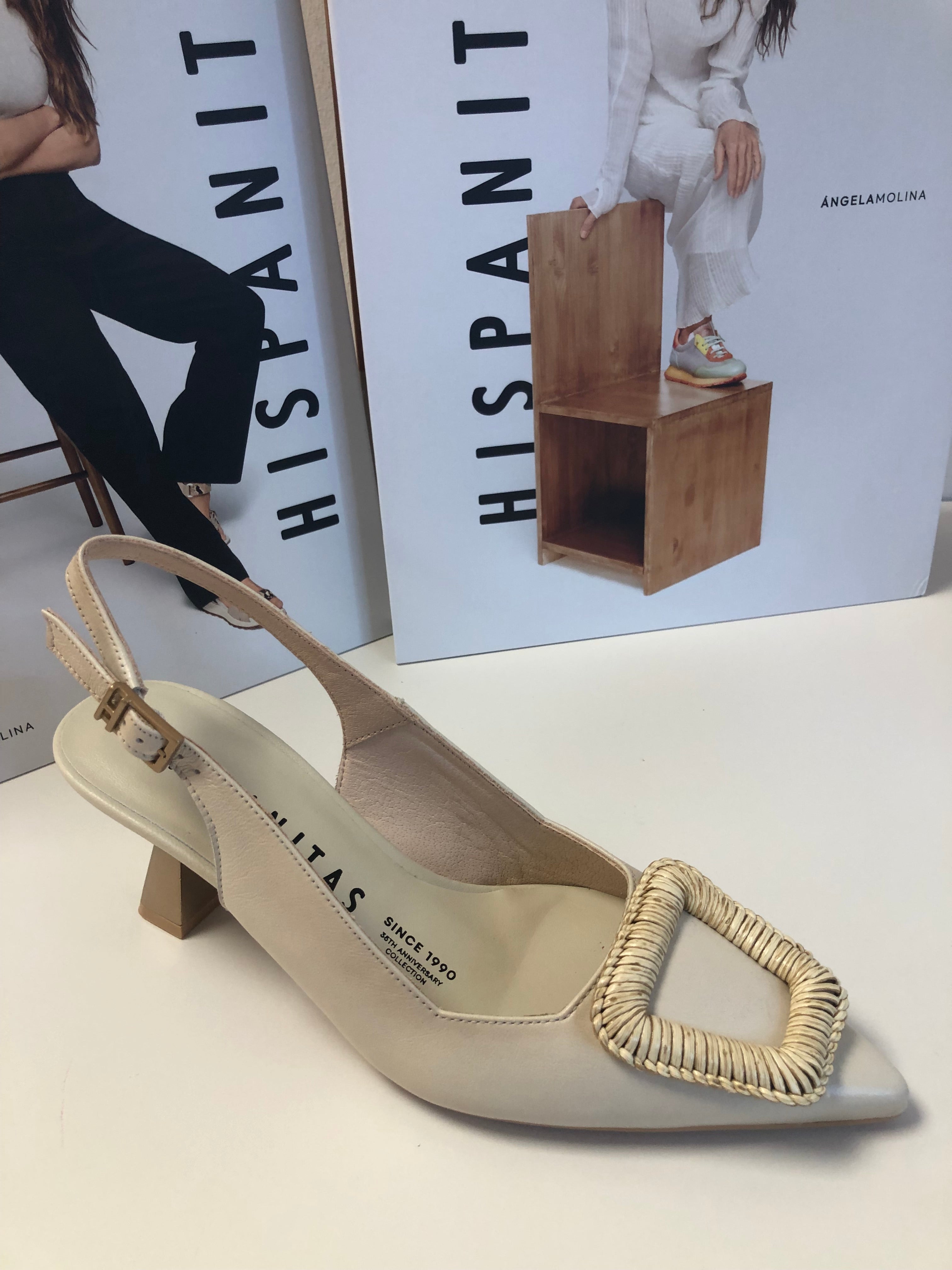 Hispanitas 25021 Cream Slingback