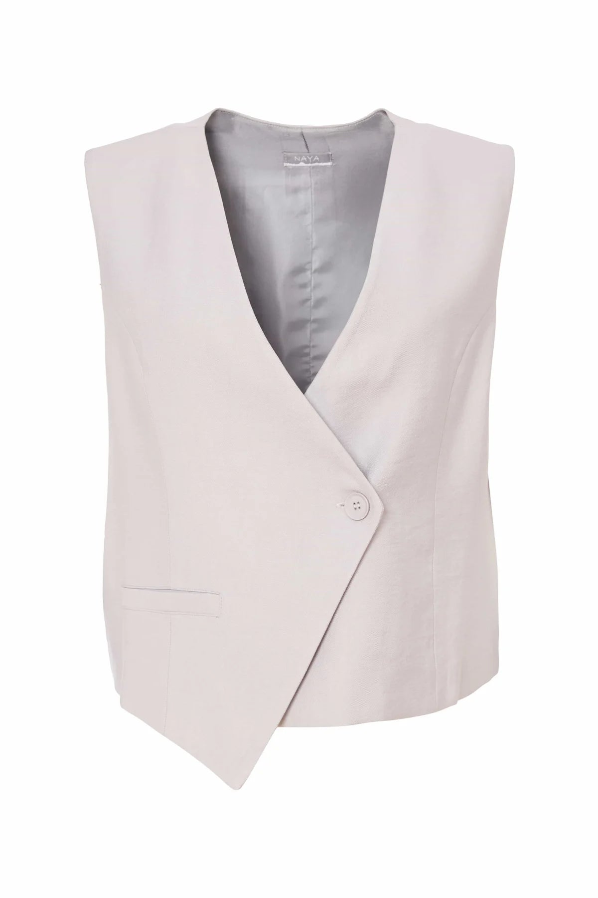 NAS25272 Waistcoat silver