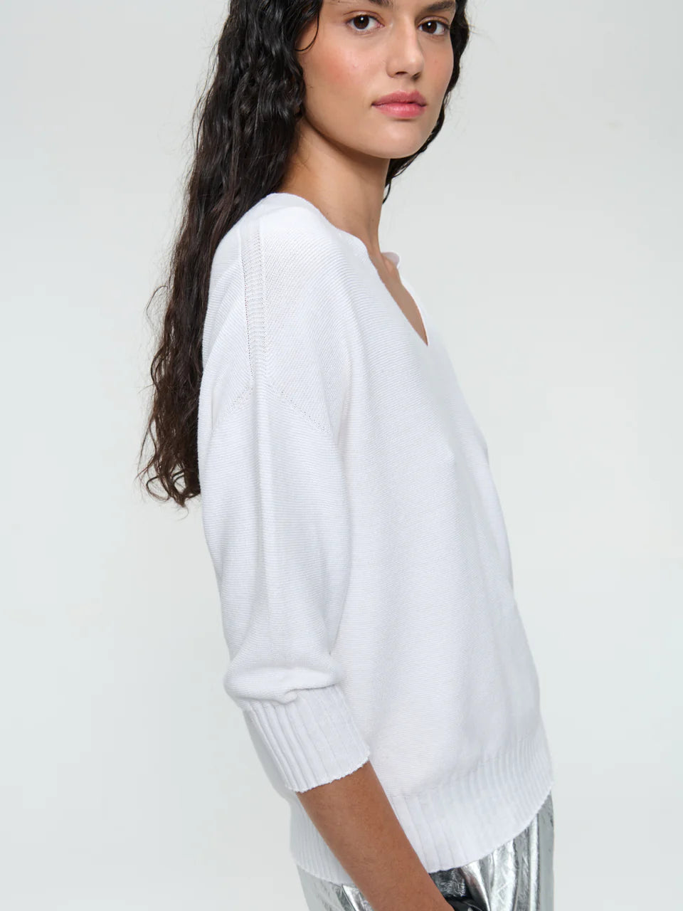 Jane Lushka White Pullover