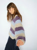 MMSuvi Stripe Knit Sweet Grape