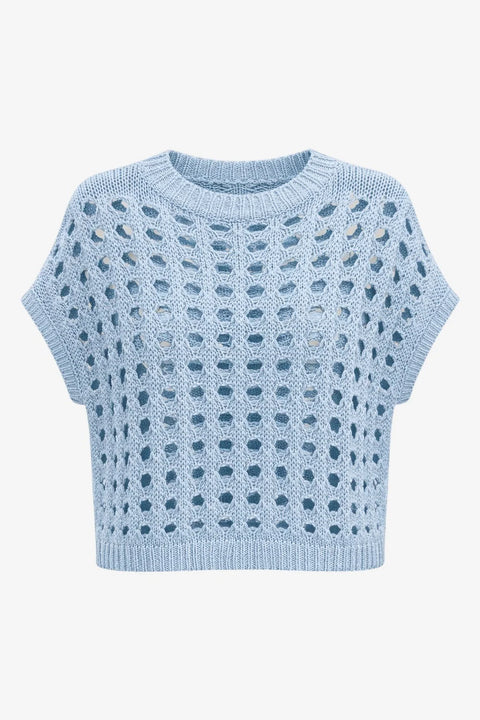 Jane Lushka Viscose Gold Vest