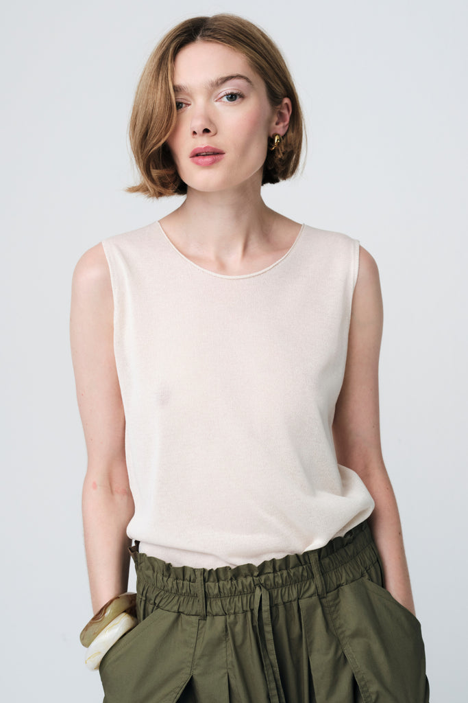 Jane Lushka fine top ecru