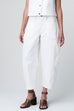 Jane Lushka White barrel jean