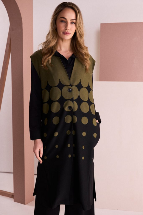 Naya NAW26267 Blk/Avo Waistcoat