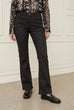 Isay Flare Coated Pant Black