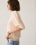 Summum Ivory Puff Sleeve Sweater