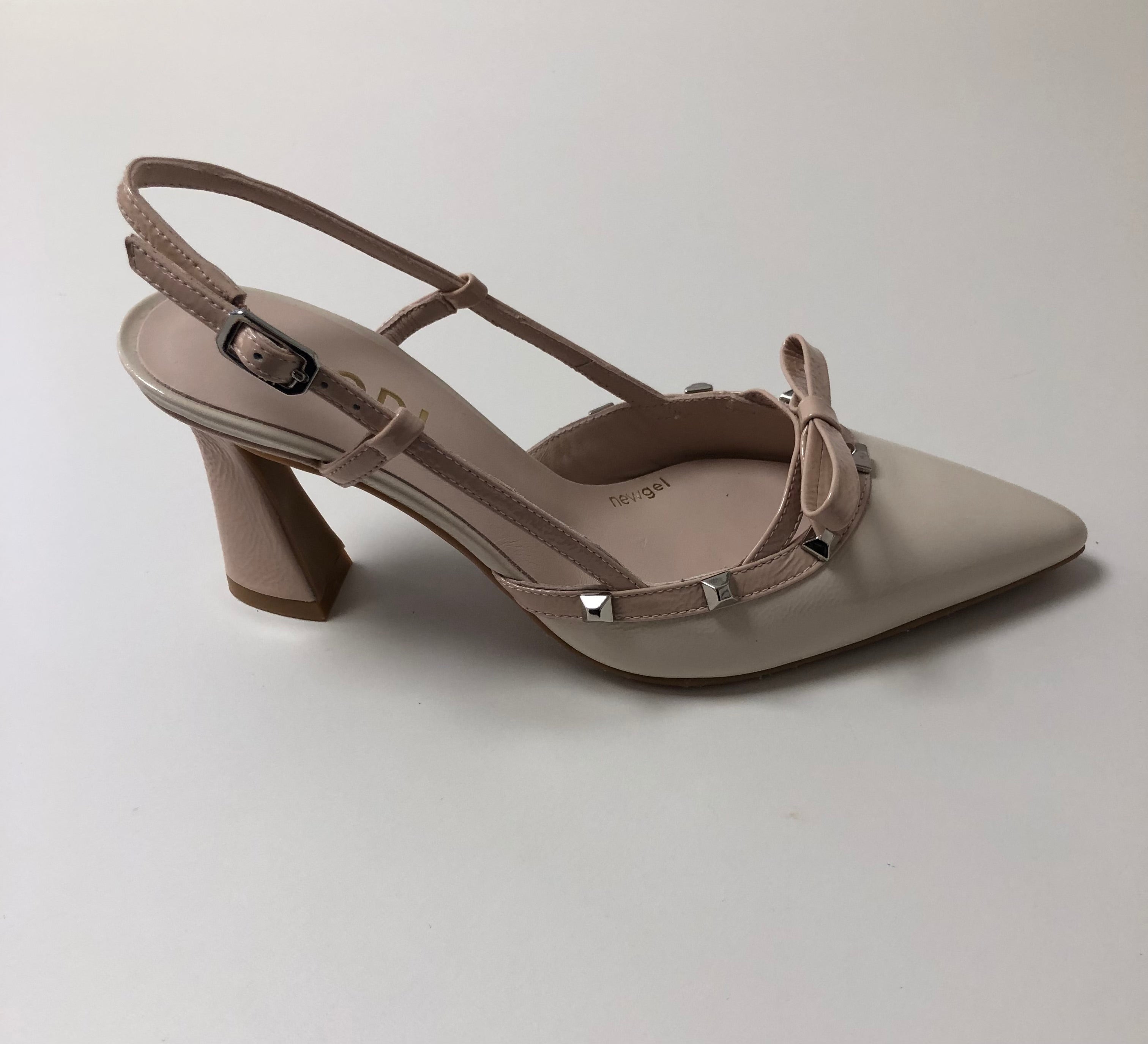 Lodi 25007 Cream & Blush Slingback