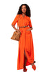 Caroline Biss Orange dress