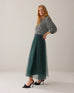 summum 11945 Emerald green skirt mesh