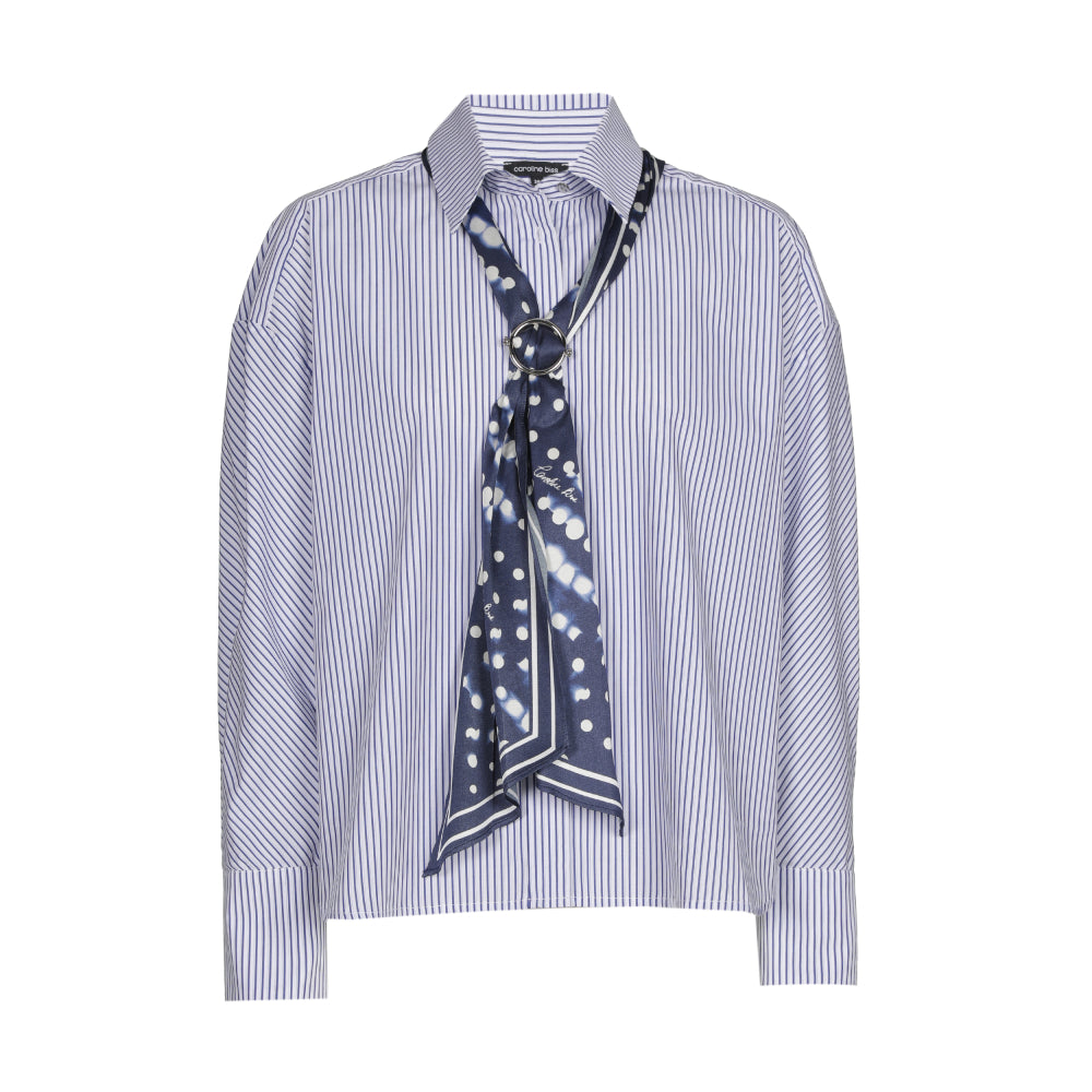 Caroline Biss Striped Blouse