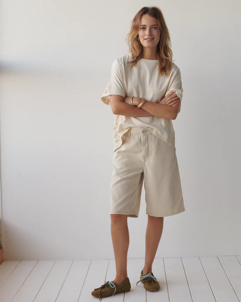 SUMMUM CREAM SHORTS 4S2686