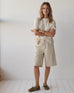 SUMMUM CREAM SHORTS 4S2686
