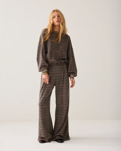 Summum Check Jacquard trouser