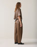Summum Wide-leg faux leather trousers