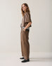 Summum Wide-leg faux leather trousers
