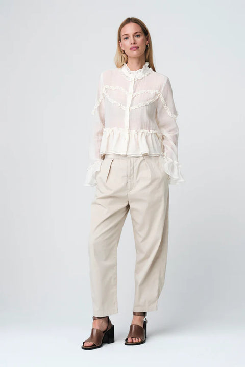 Jane Lushka Netty blouse white