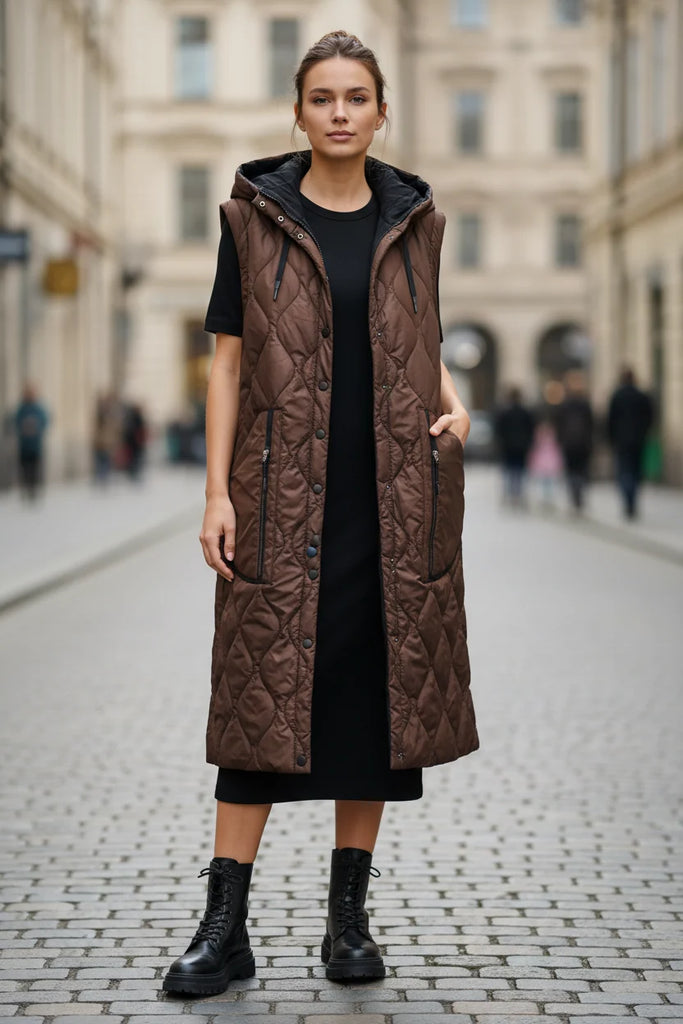 NAW26353 Quilted Waistcoat