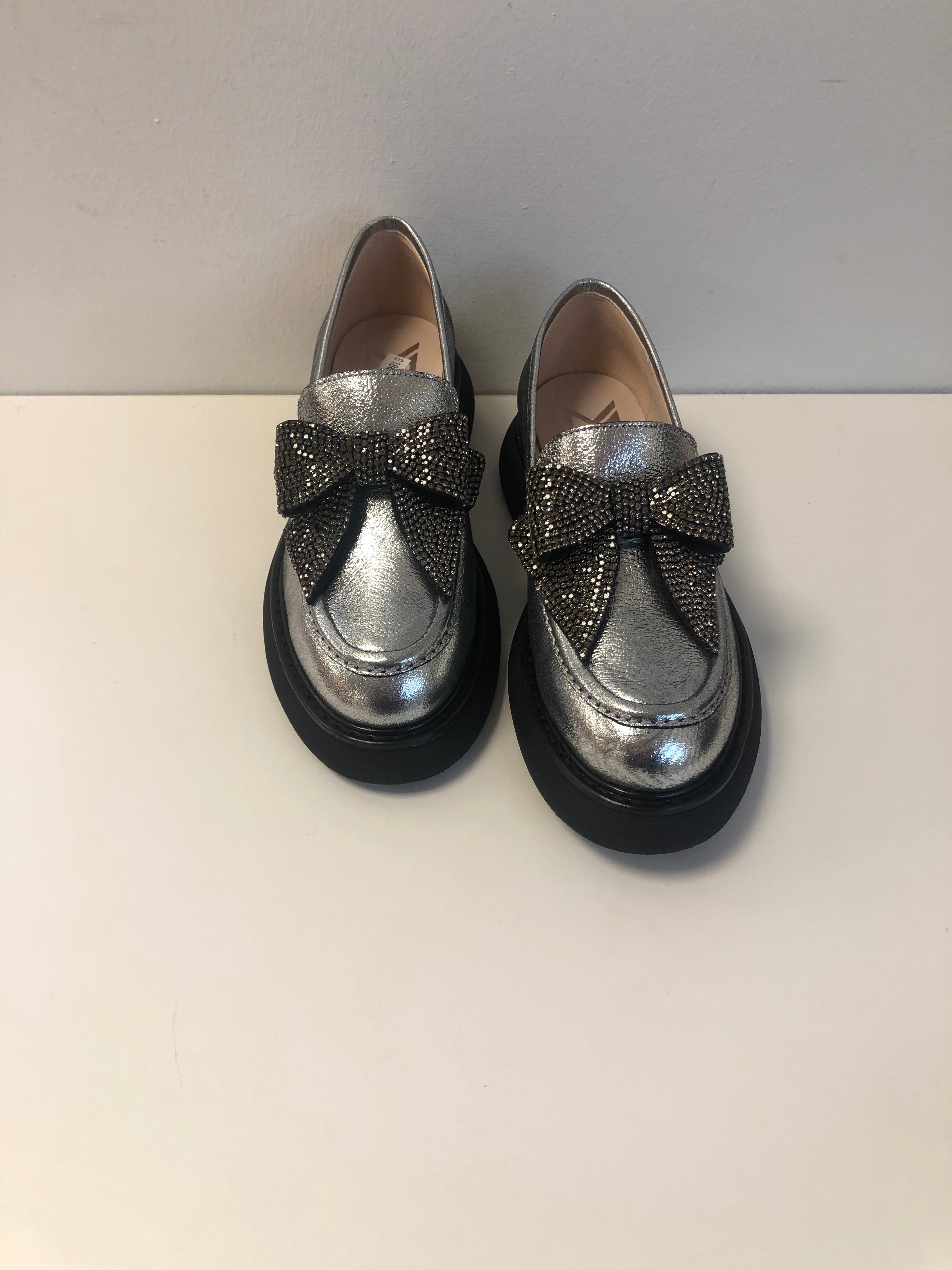 Marian Silver Loafer 24164