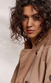 Summum 1s1160-11815  Cropped trench coat combat twill Desert