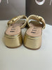 Repo 261081 Platino Low Gold Block Heel