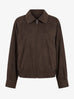 Jane Lushka Pia Suede Effect Bomber Jacket