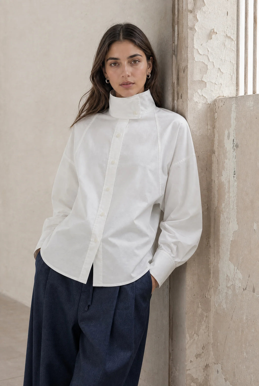Jane Lushka Bree Cotton Poplin Blouse