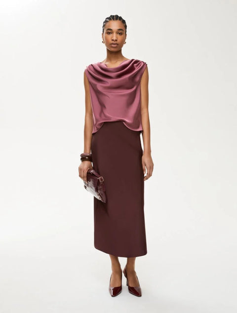 I Blues Verve skirt Bordeaux