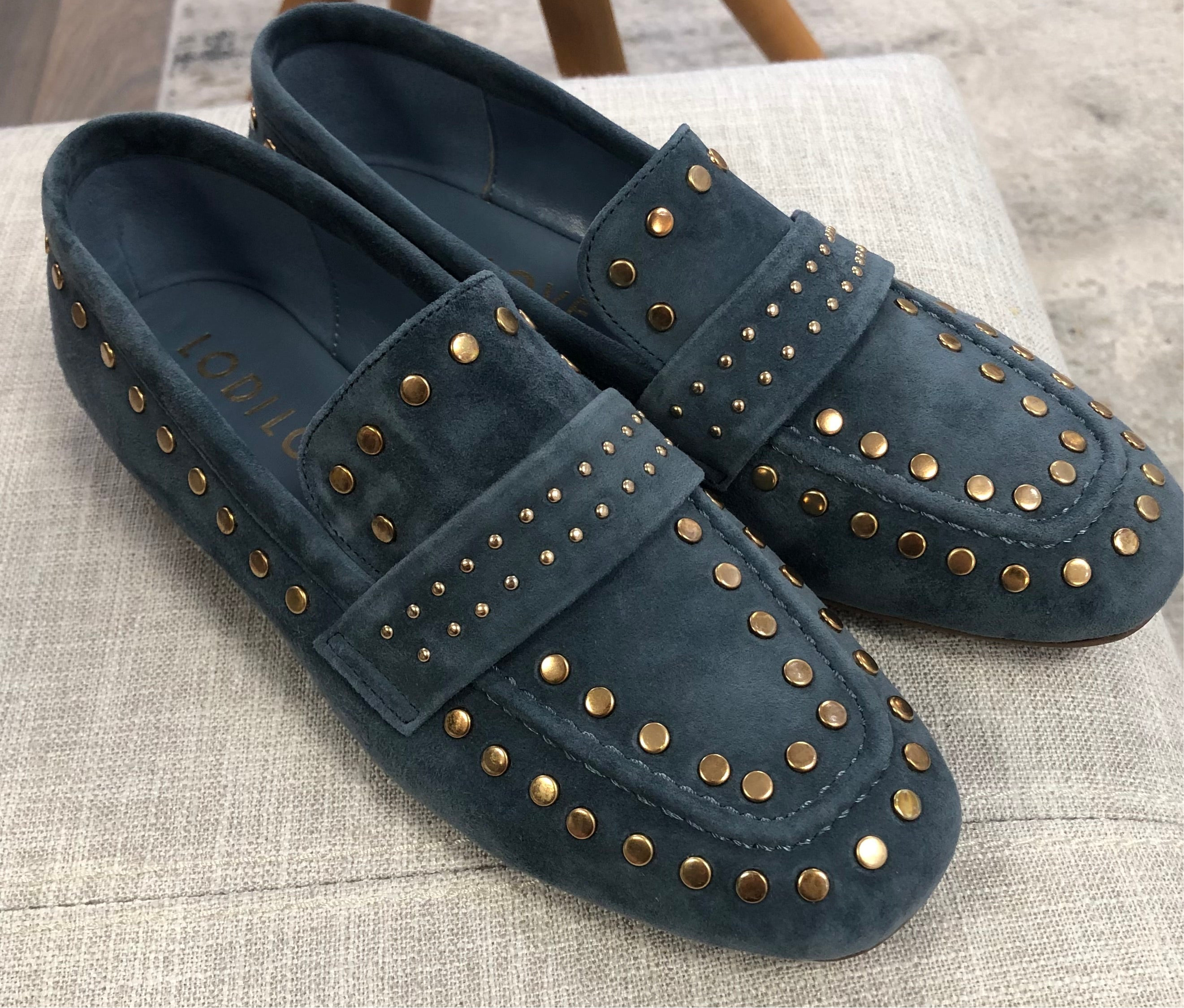 Lodi denim blue loafer 24098