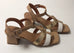 LodiLove 25002 Cream/Gold & Taupe Sandal