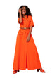 Caroline Biss Orange dress